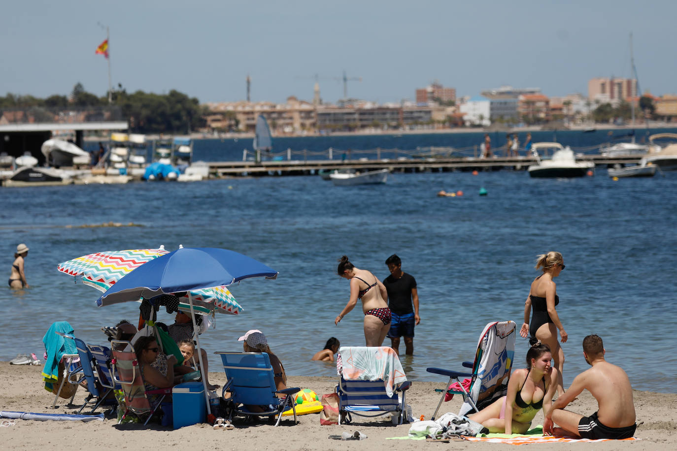 Fotos: Las playas de la Región se llenan el primer fin de semana sin estado de alarma