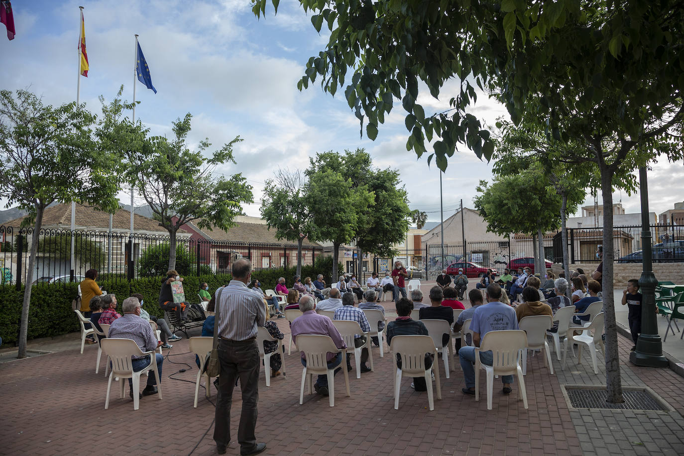 Fotos: Vecinos de la zona oeste de Cartagena se oponen a la instalación de una planta fotovoltaica