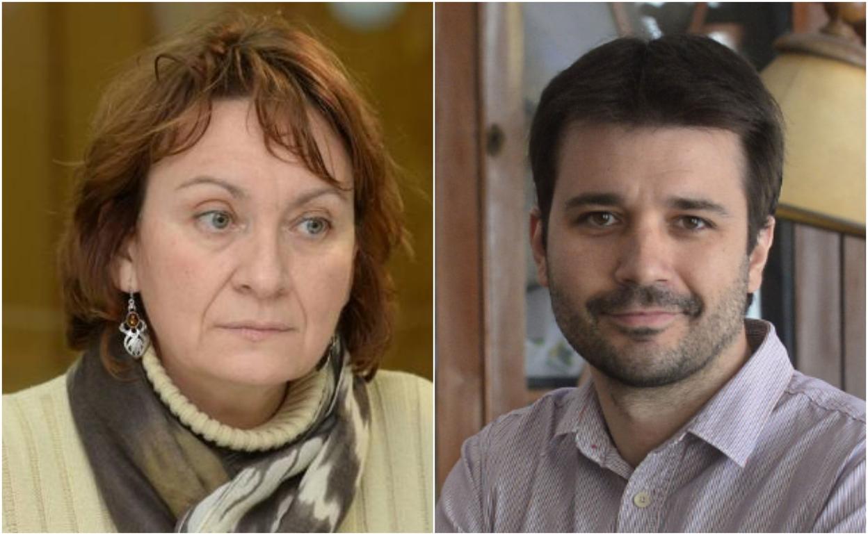 María Marín y Javier Sánchez Serna.