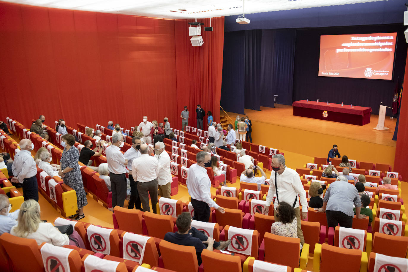 Fotos: Homenaje a funcionarios de Cartagena