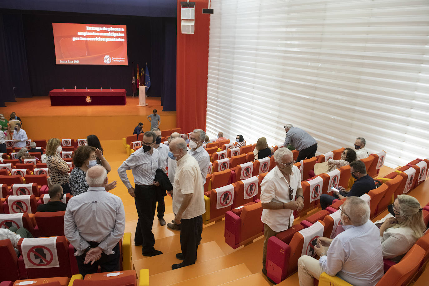 Fotos: Homenaje a funcionarios de Cartagena