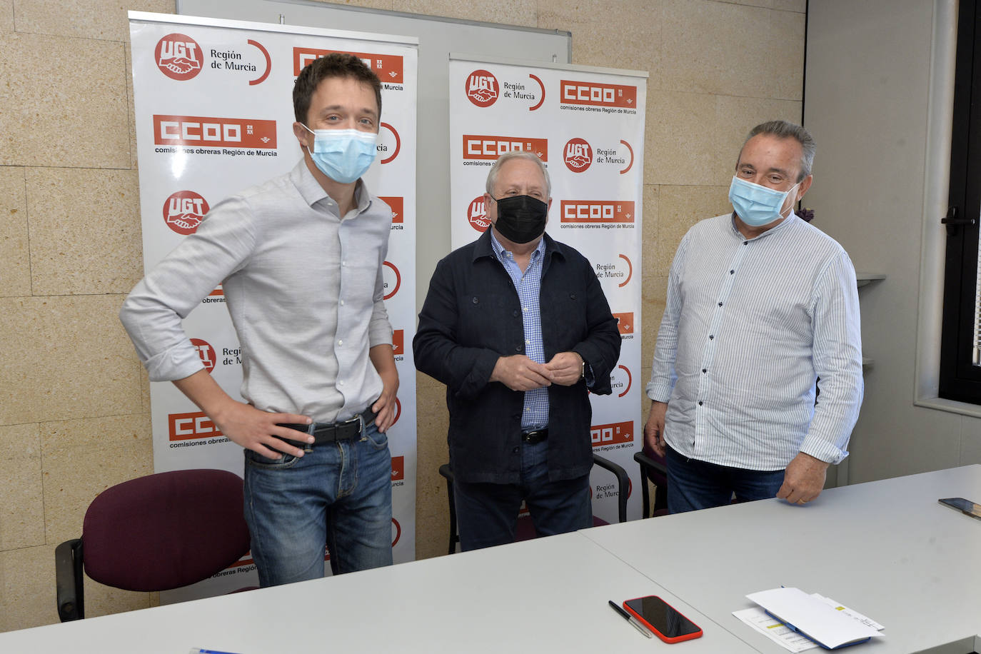 Fotos: La visita de Errejón a la Región de Murcia, en imágenes