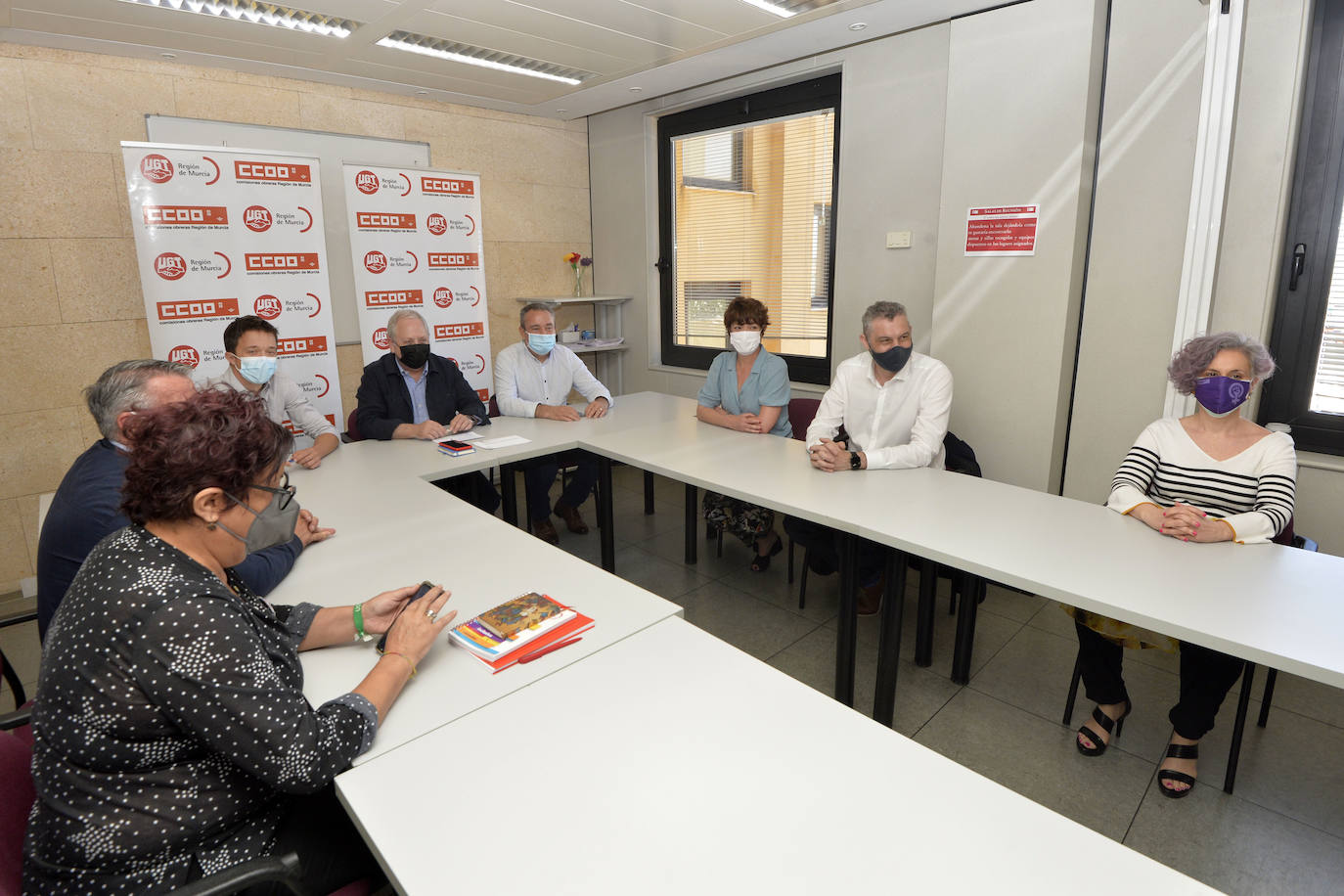Fotos: La visita de Errejón a la Región de Murcia, en imágenes