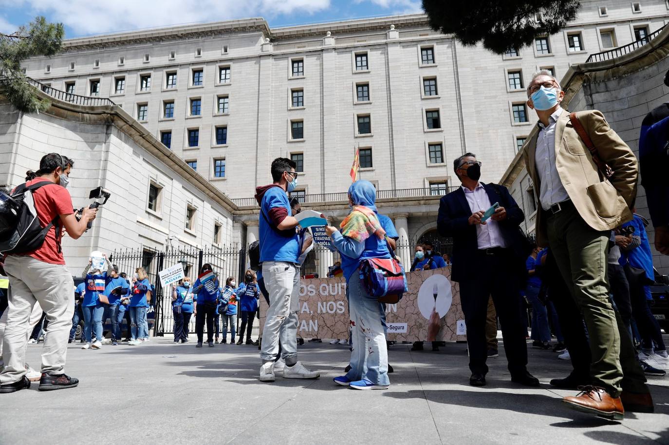 Fotos: Los regantes se manifiestan en Madrid para defender el Trasvase