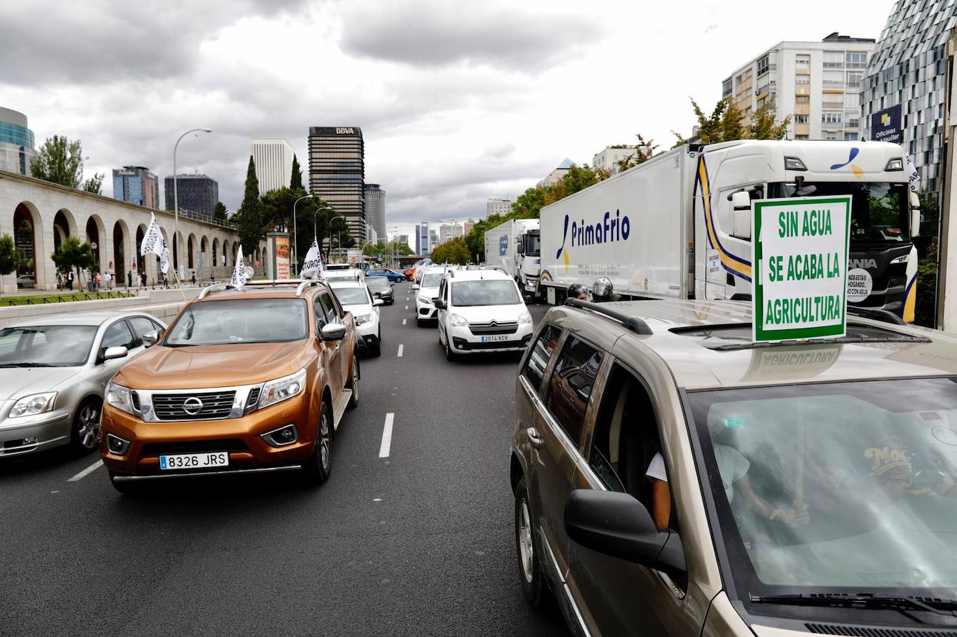 Fotos: Los regantes se manifiestan en Madrid para defender el Trasvase