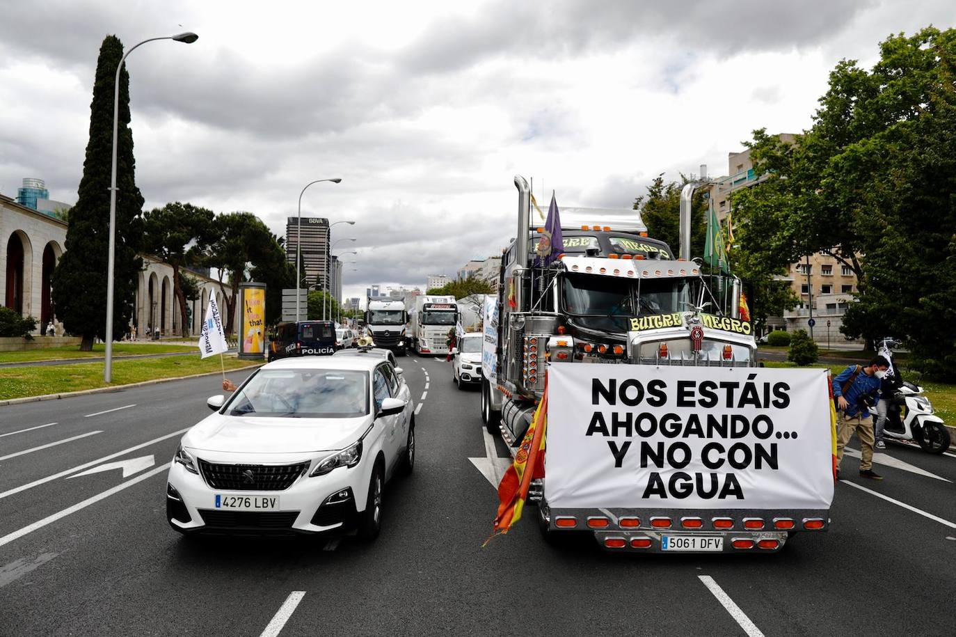 Fotos: Los regantes se manifiestan en Madrid para defender el Trasvase