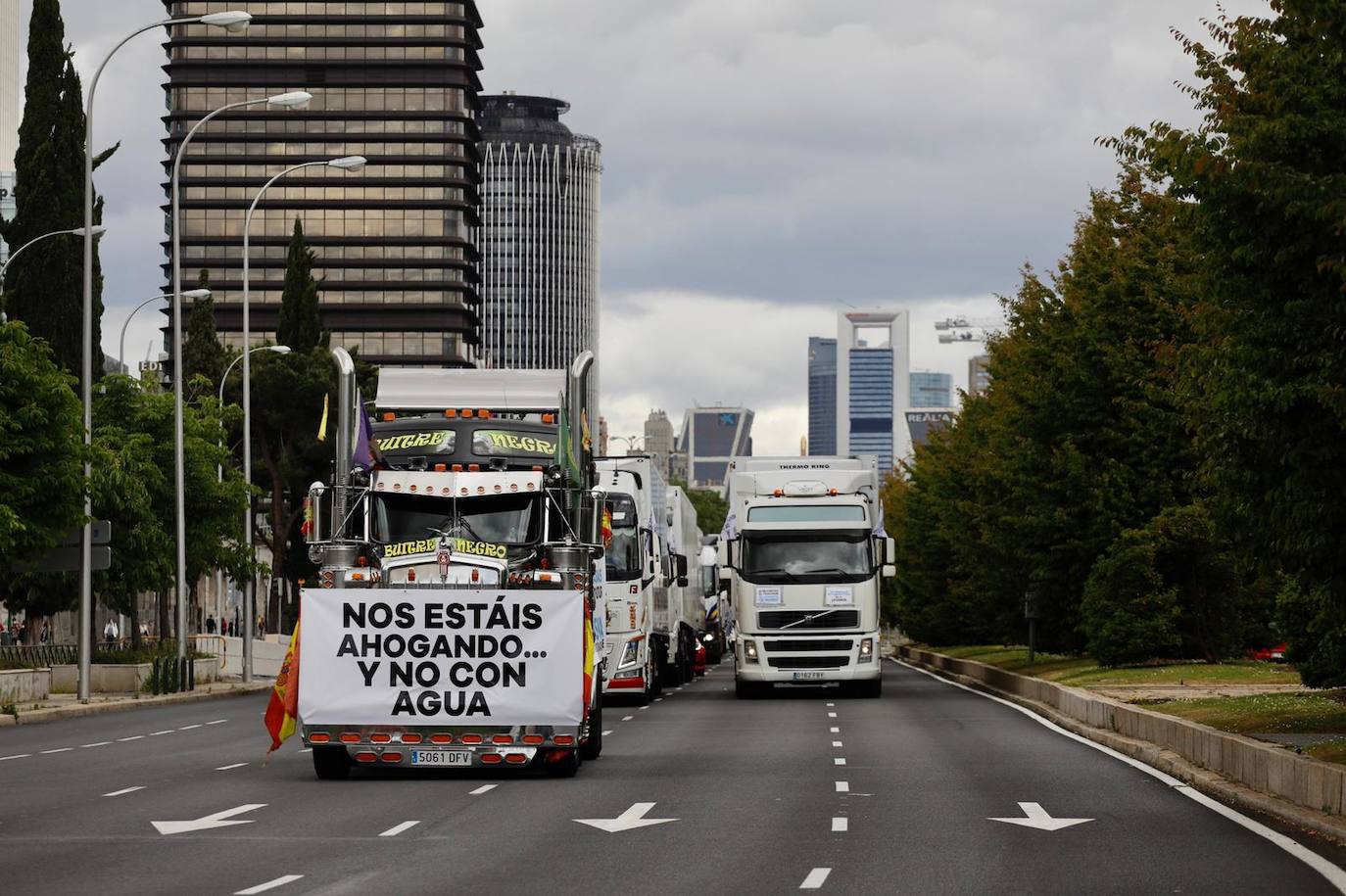 Fotos: Los regantes se manifiestan en Madrid para defender el Trasvase