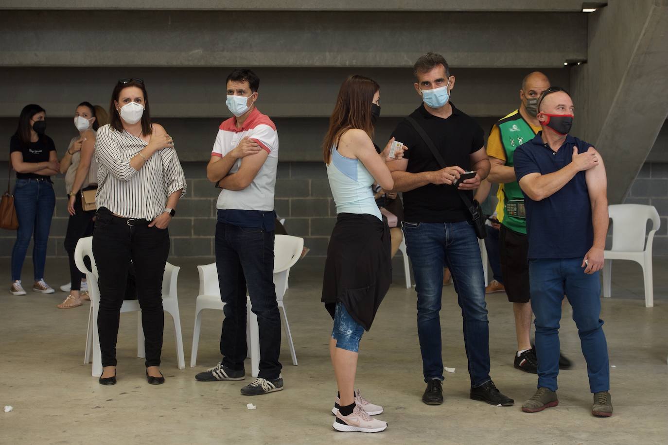 Fotos: La Región retoma la vacunación a menores de 60 años con AstraZeneca