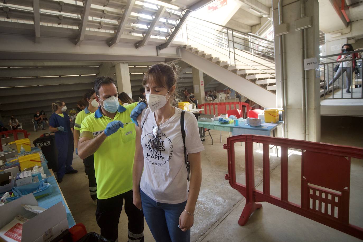 Fotos: La Región retoma la vacunación a menores de 60 años con AstraZeneca