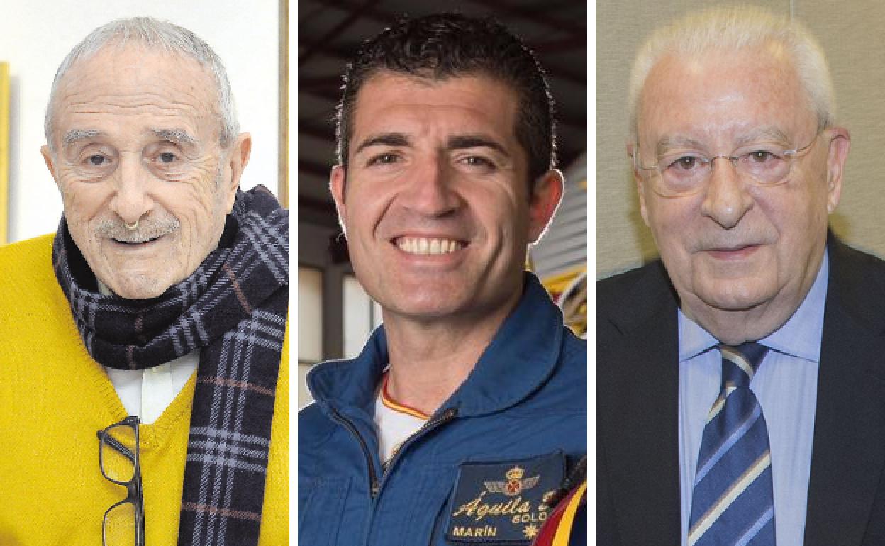 José María Falgas, Francisco Marín y José Molina. 