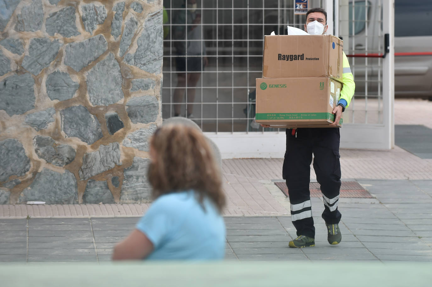 Fotos: Caravaca realiza un cribado poblacional para detectar casos asintomáticos de Covid