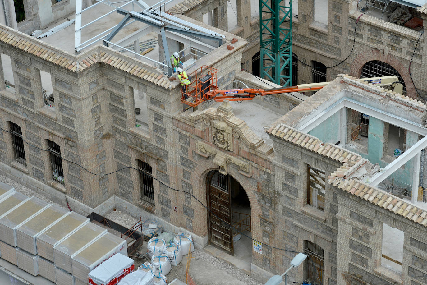 Fotos: Obras de rehabilitación de la la antigua Prisión Provincial de Murcia