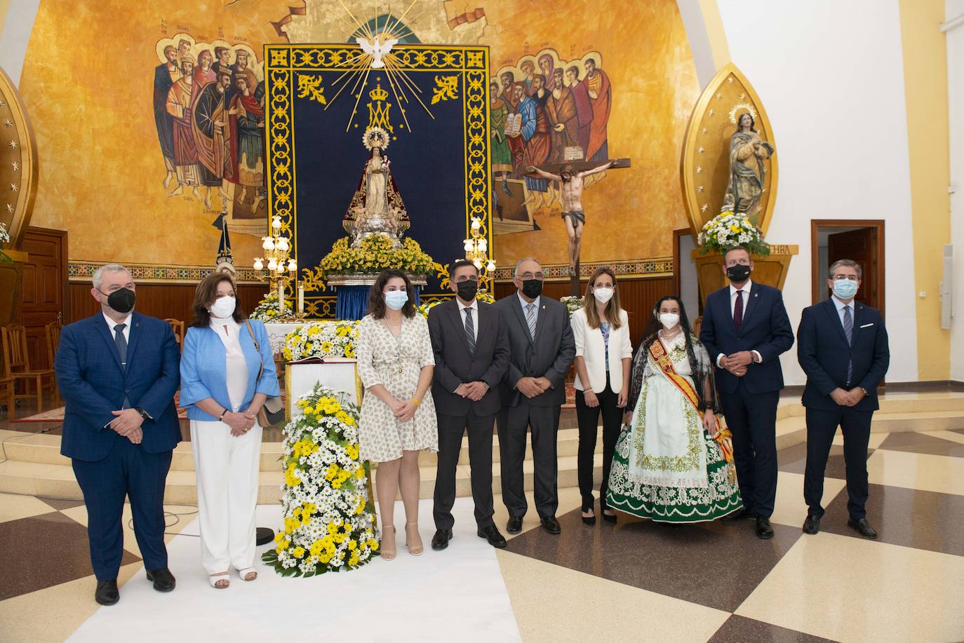 Fotos: Los Ramos se rinde a la Virgen de la Huerta