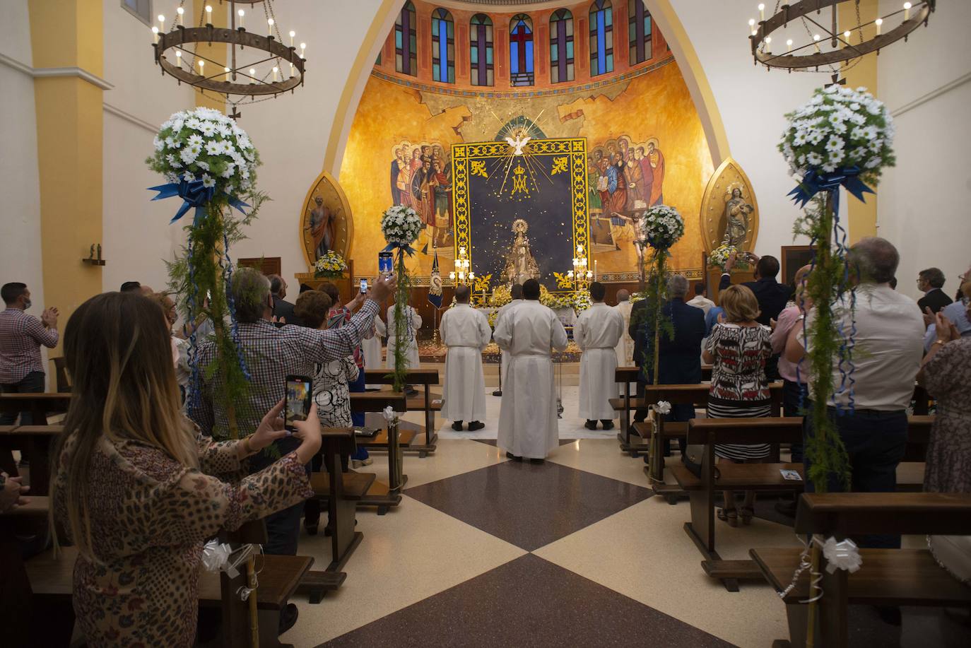 Fotos: Los Ramos se rinde a la Virgen de la Huerta