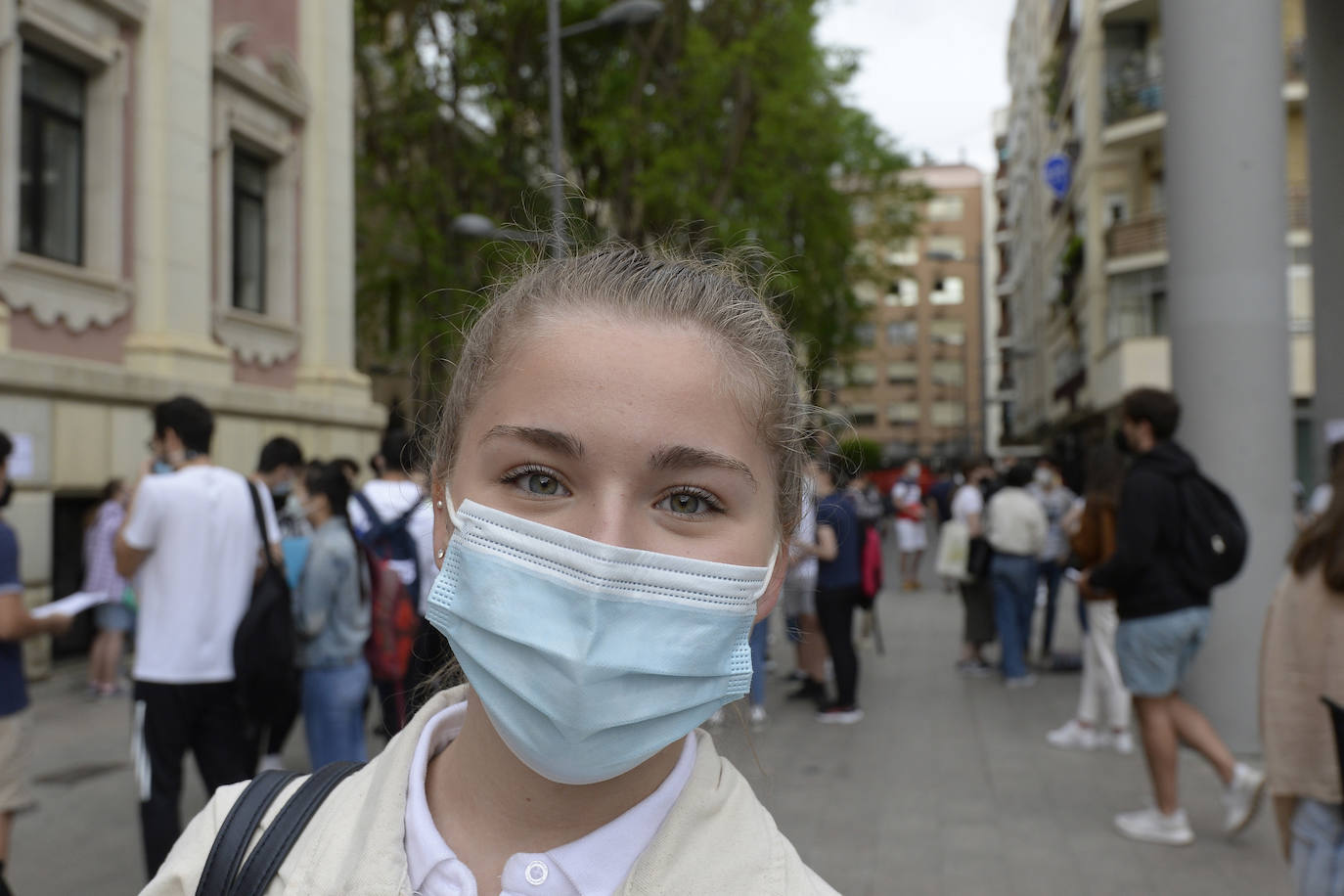 Fotos: Así arrancó la Ebau en la Universidad de Murcia