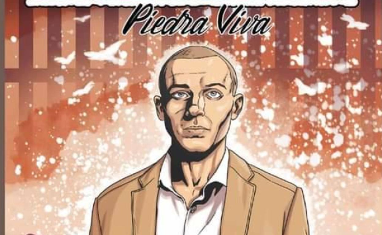 Detalle de la portada del cómic 'Miguel Hernández. Piedra Viva'.