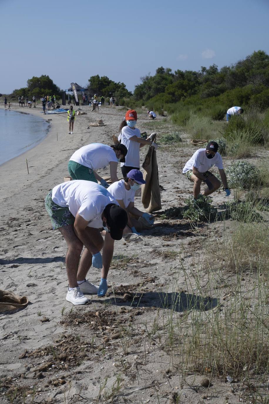 Fotos: Los voluntarios retiran 260 kilos de basura del Estacio