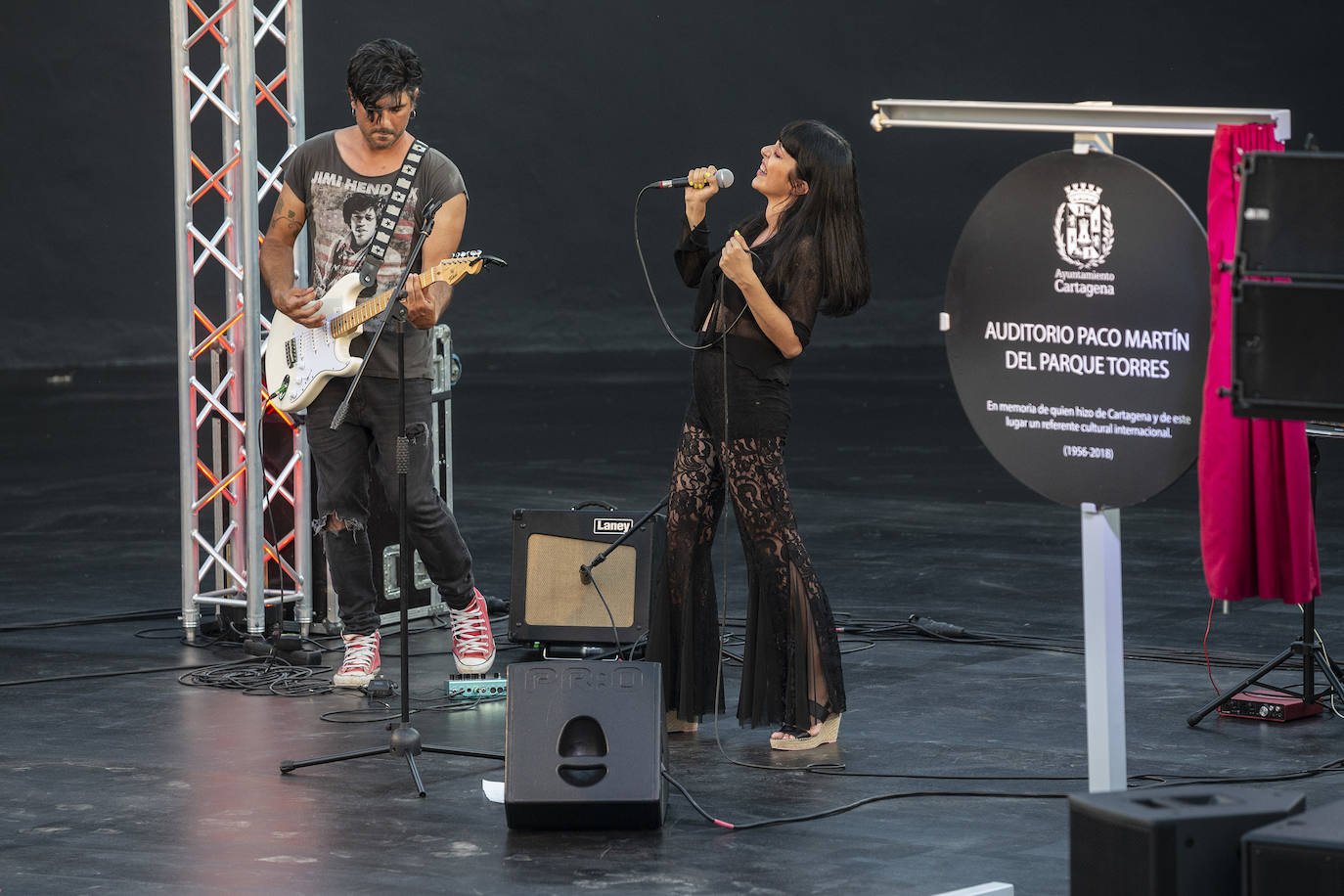 Fotos: Paco Martín ya da nombre al auditorio de Cartagena