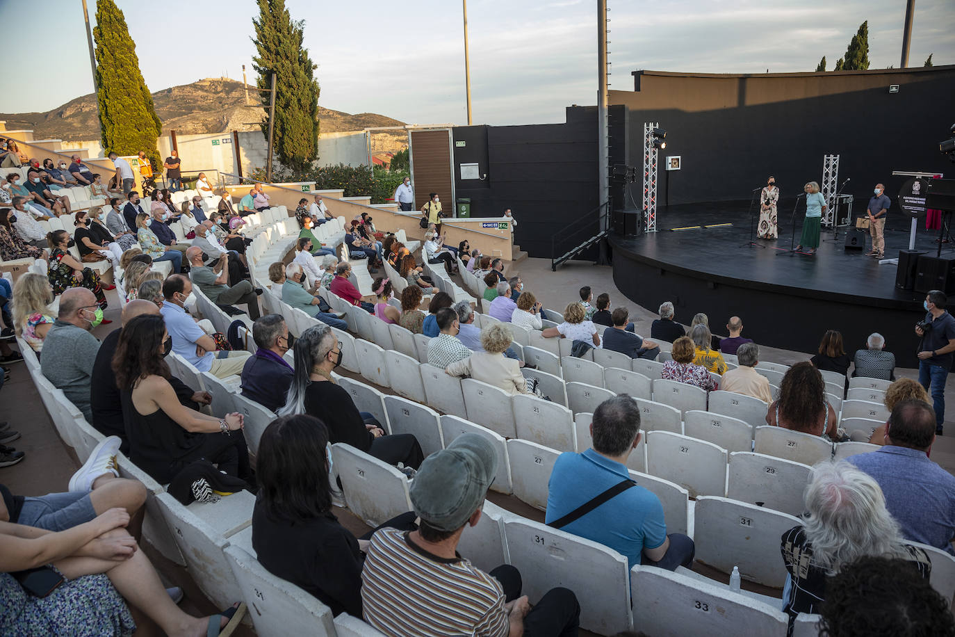 Fotos: Paco Martín ya da nombre al auditorio de Cartagena