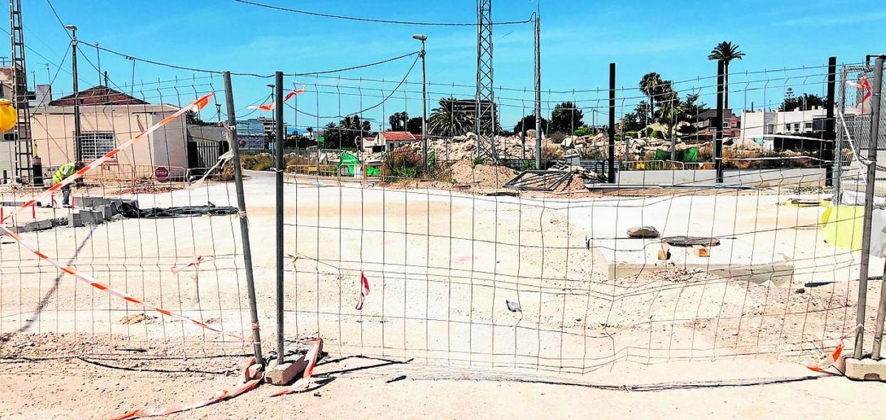 El paso de la Senda de Los Garres en Murcia, sin pantallas acústicas