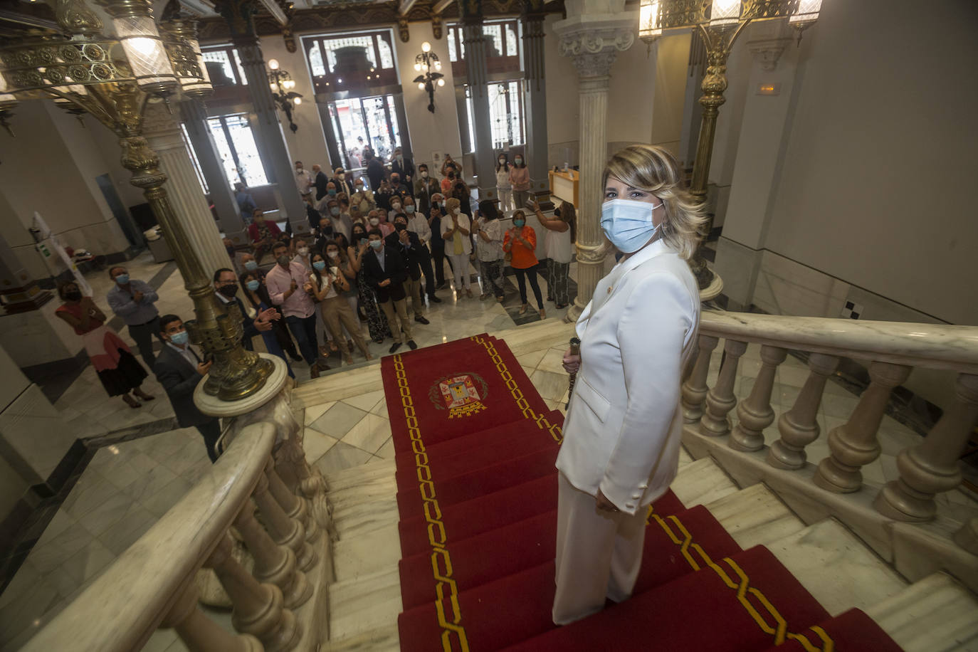 Fotos: Pleno de investidura de Noelia Arroyo como nueva alcaldesa de Cartagena