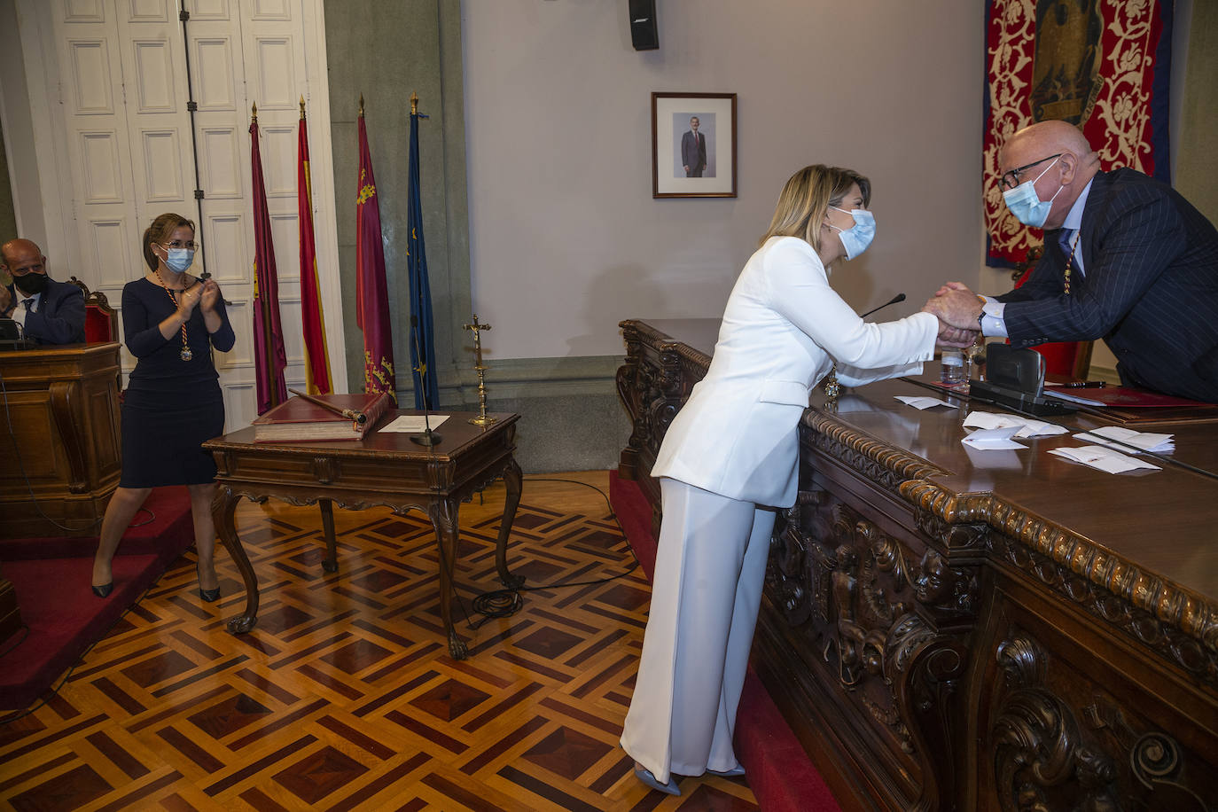 Fotos: Pleno de investidura de Noelia Arroyo como nueva alcaldesa de Cartagena