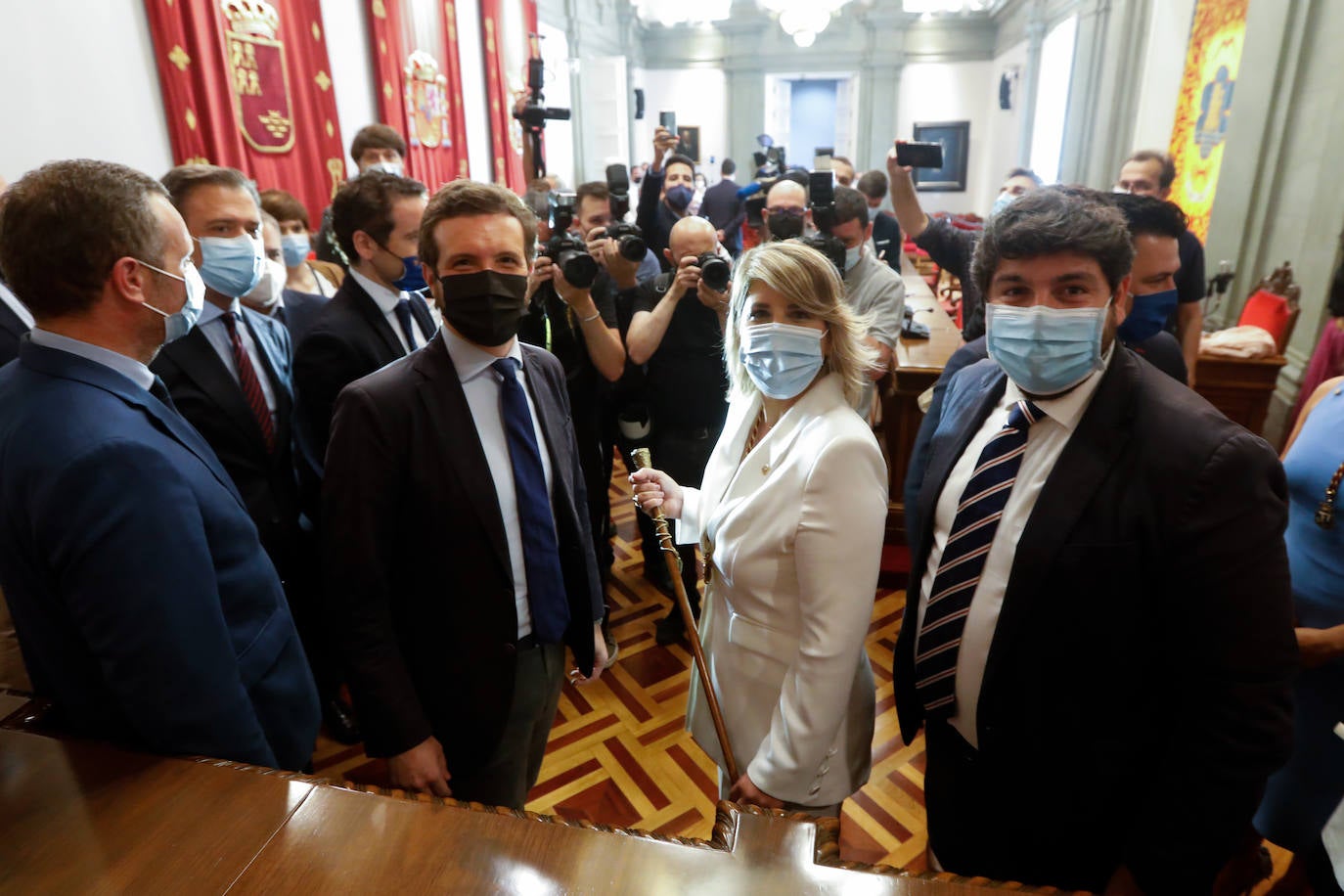 Fotos: Pleno de investidura de Noelia Arroyo como nueva alcaldesa de Cartagena