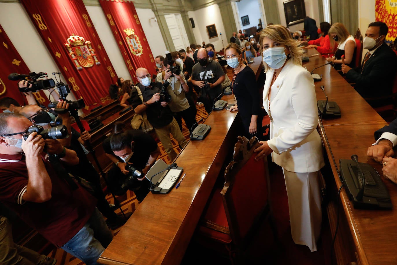 Fotos: Pleno de investidura de Noelia Arroyo como nueva alcaldesa de Cartagena