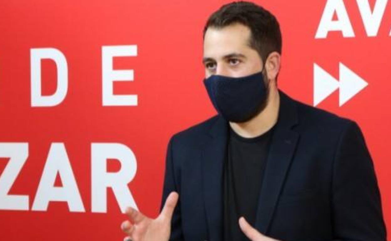 El secretario de organización del Partido Socialista en la Región de Murcia, Jordi Arce. 