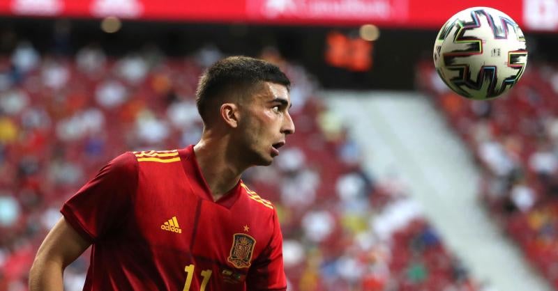 Ferran Torres fue titular en el estreno de España en la Eurocopa contra Suecia.