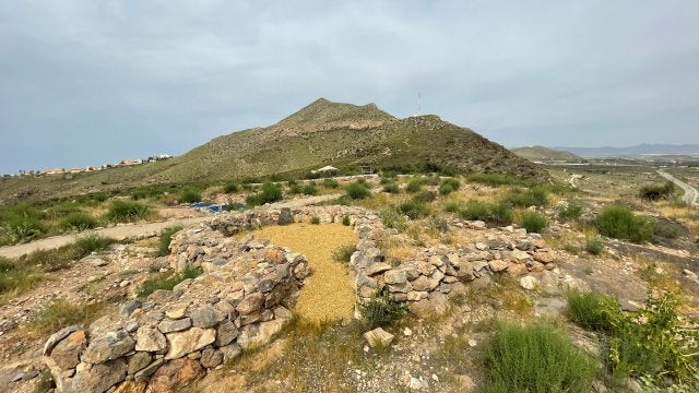 Panorámica del yacimiento de Cabezo del Plomo.