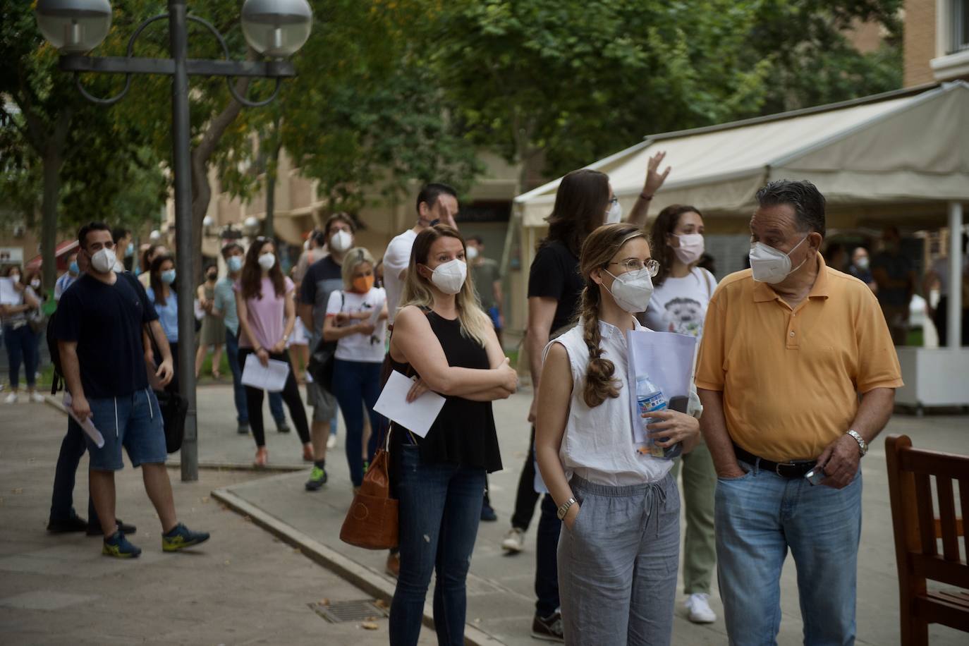 Fotos: Oposiciones de educación en la Región de Murcia