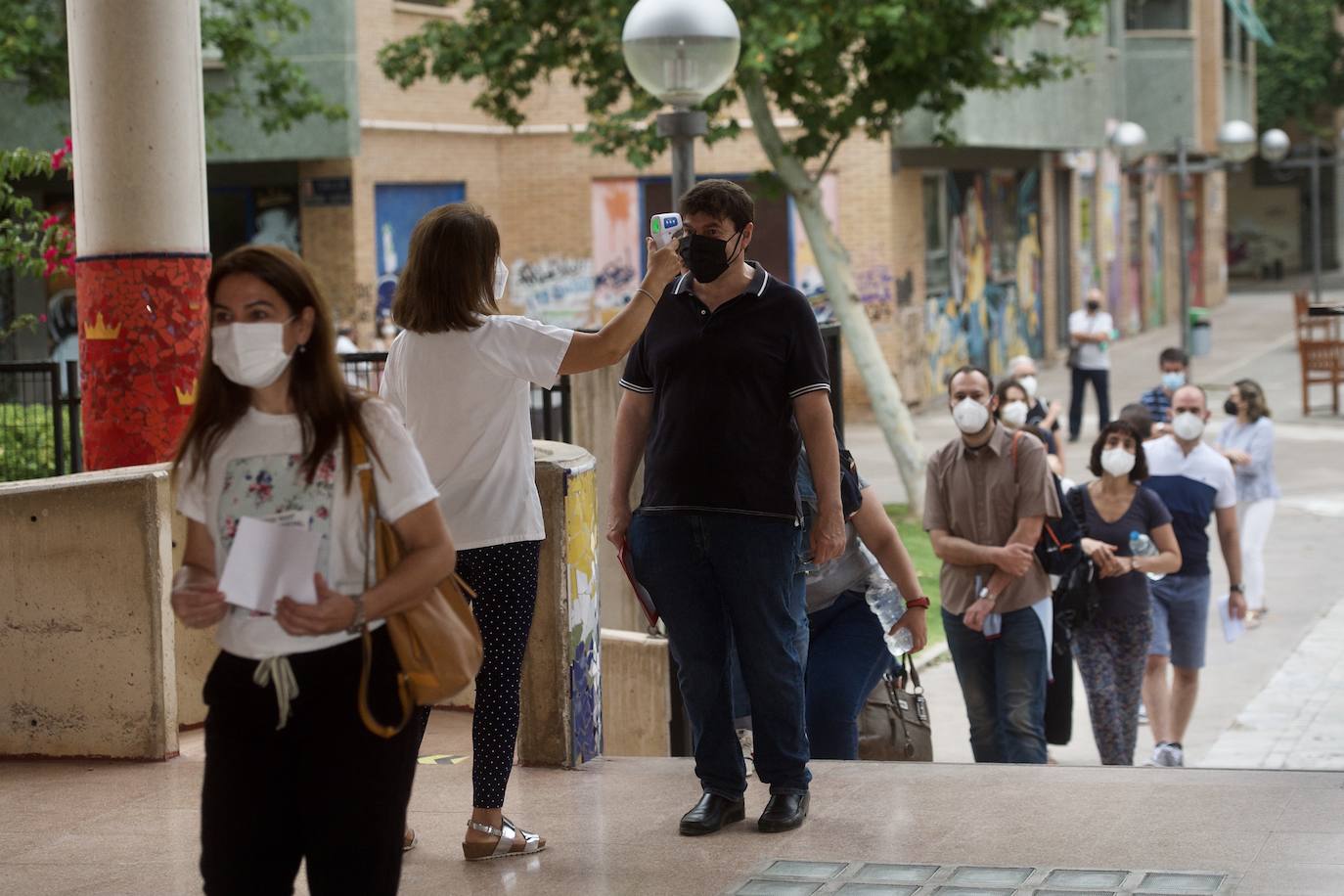 Fotos: Oposiciones de educación en la Región de Murcia