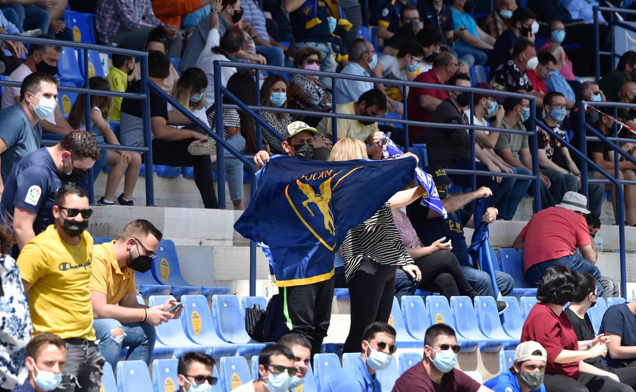 La afición del club universitario, en una imagen de archivo.