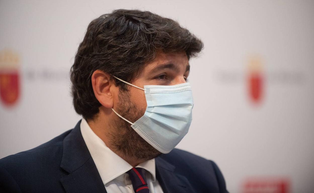 El presidente del Gobierno regional, Fernando López Miras, en una fotografía de archivo.