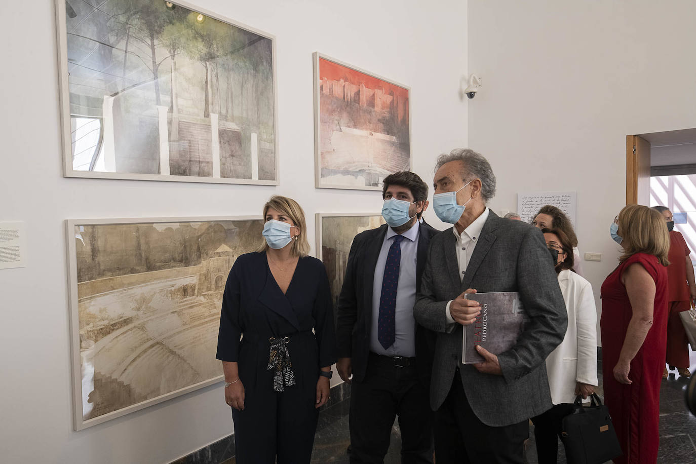 Fotos: Las acuarelas de Pedro Cano suben a escena