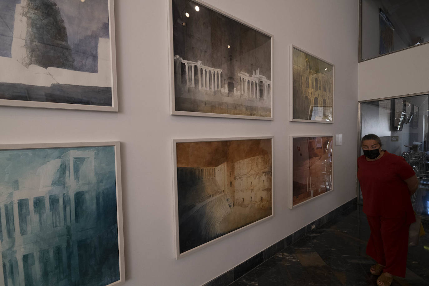 Fotos: Las acuarelas de Pedro Cano suben a escena