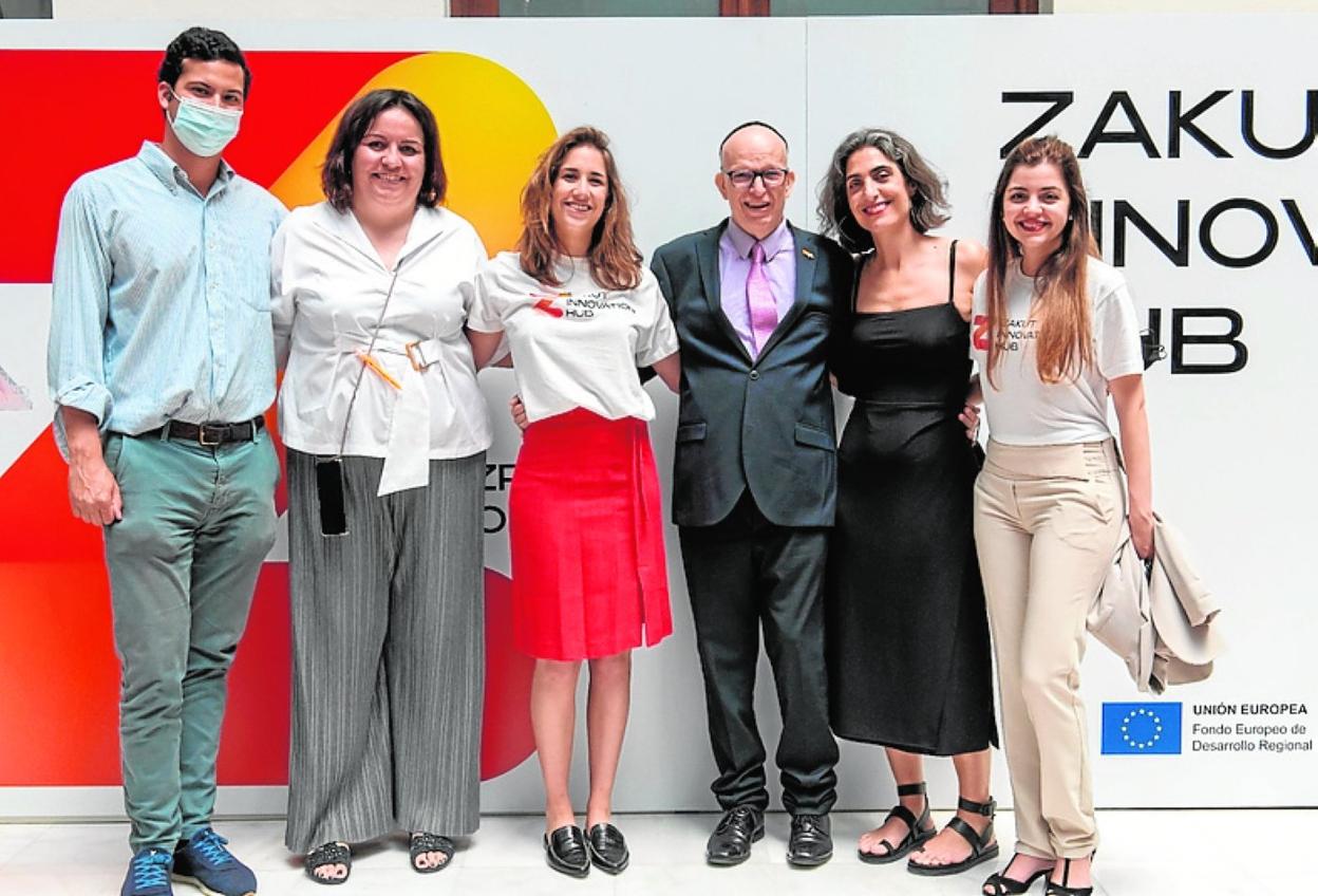 Responsables de Zakut Innovation Hub. 