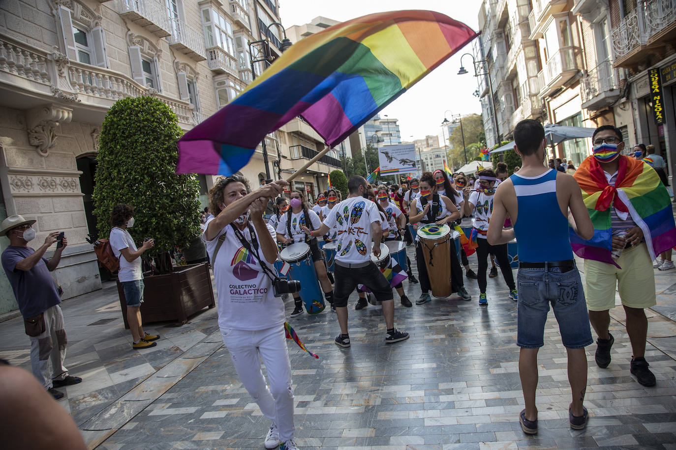 Fotos: Clamor por la Ley Integral Trans en la marcha del Orgullo en Cartagena