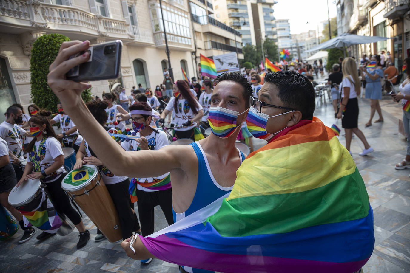 Fotos: Clamor por la Ley Integral Trans en la marcha del Orgullo en Cartagena