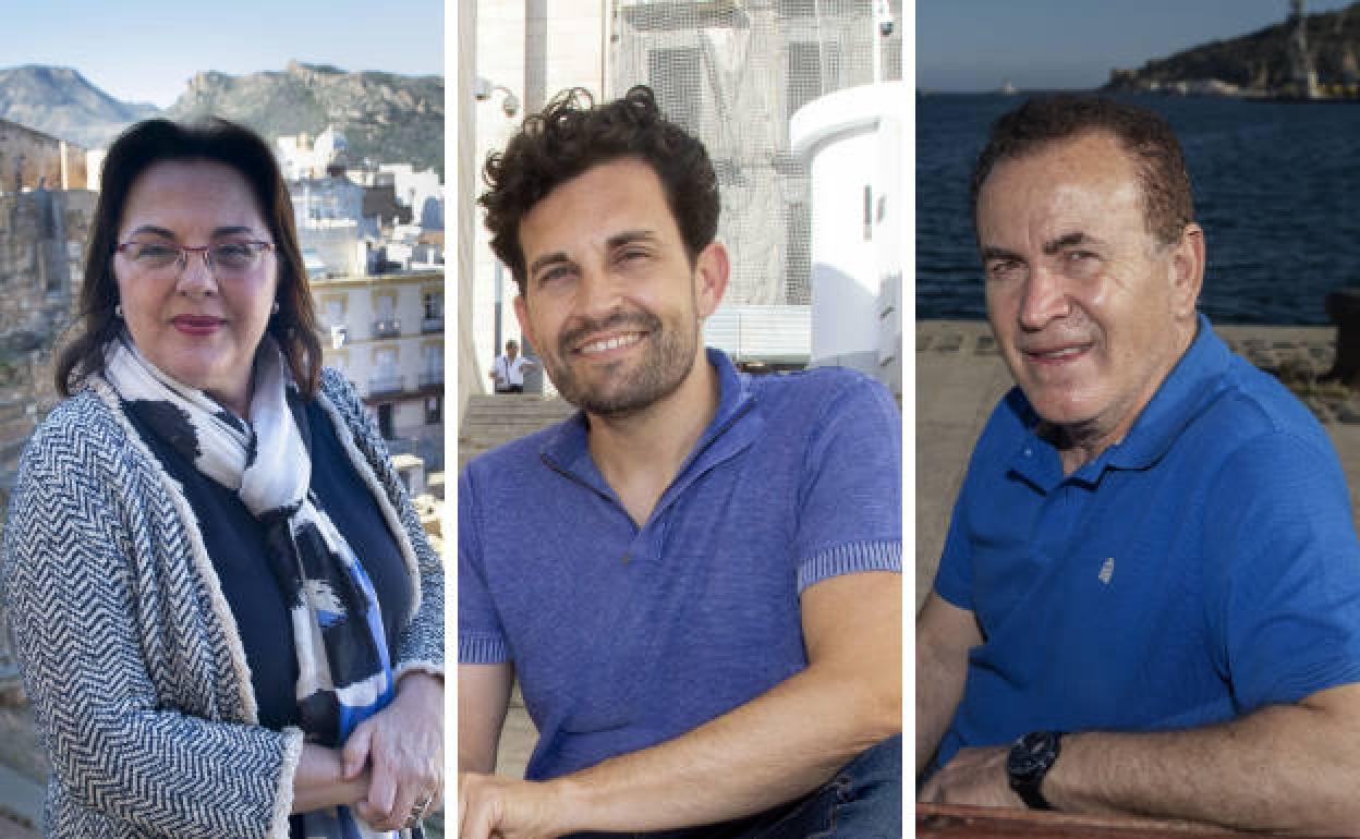 Elena Ruiz Valderas, Manuel Madrid y Francisco Velasco.