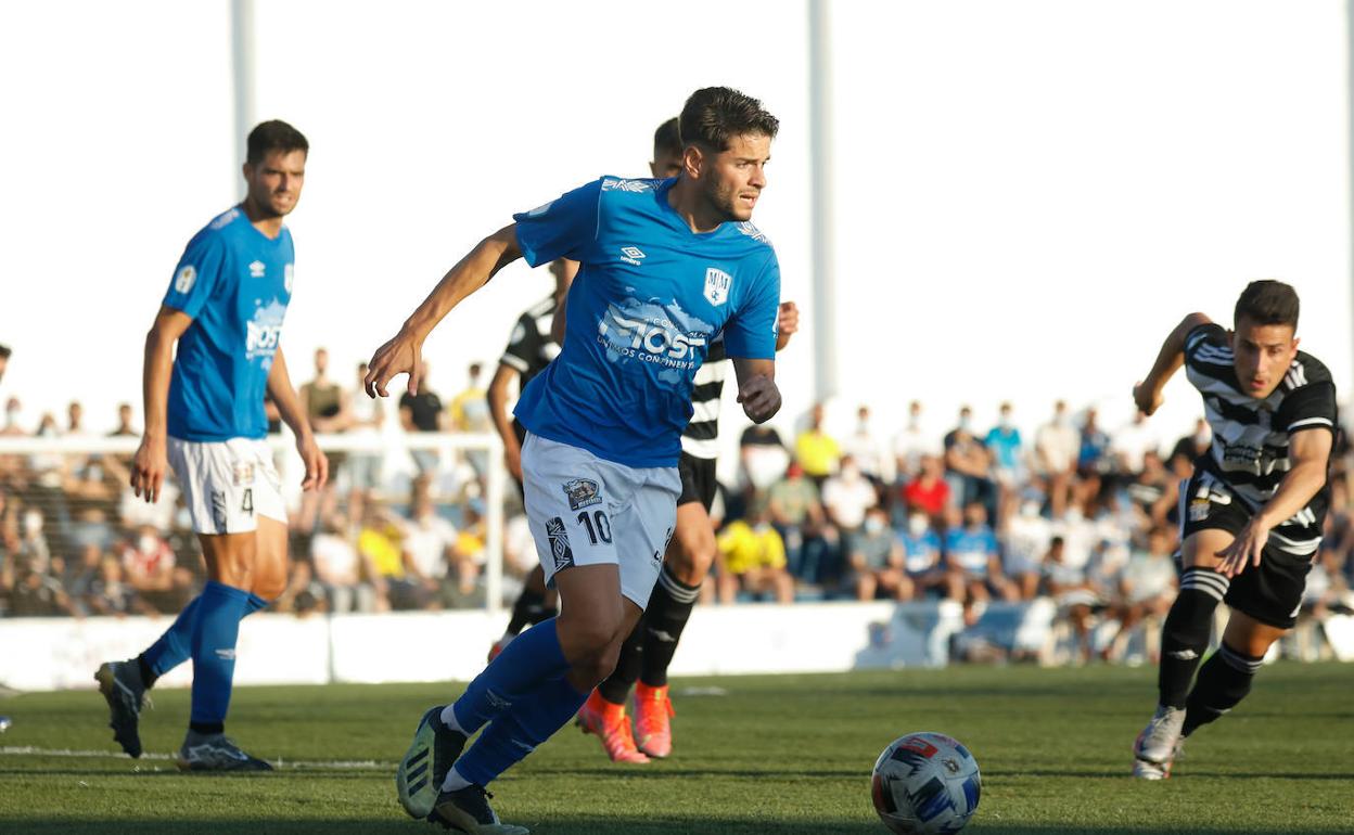 El Mar Menor durante el partido que le dio el ascenso a 2ª RFEF, en una imagen de archivo.