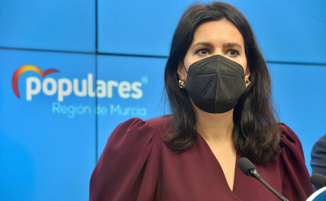 La portavoz del PP en la Región de Murcia, Miriam Guardiola, en una imagen de archivo. 