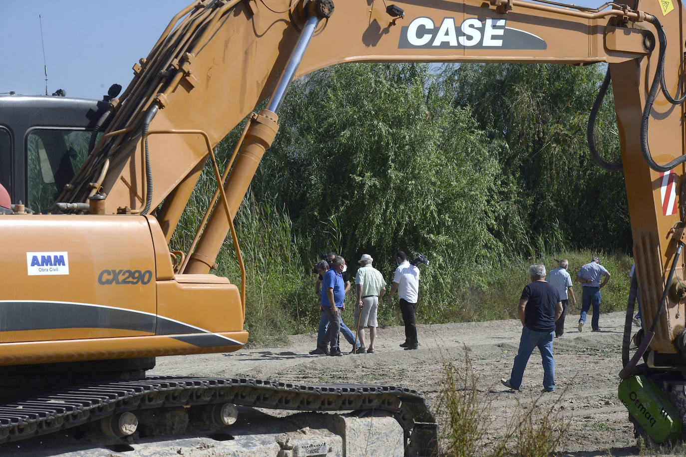 Fotos: Paralizan de forma urgente los trabajos en la acequia Pitarque en Murcia