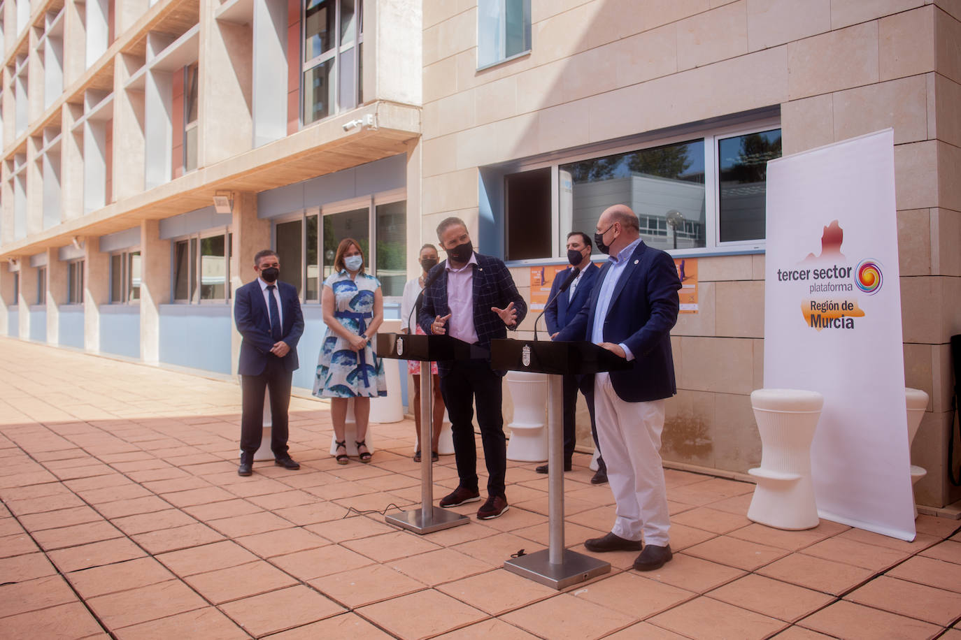 Fotos: Campaña para que las empresas opten por la ‘X solidaria’