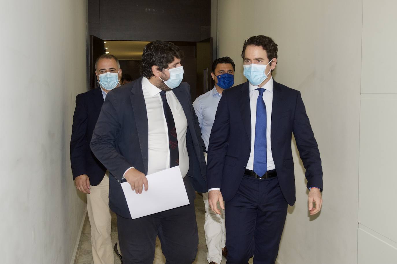 Fotos: Reunión del comité de dirección del PP regional