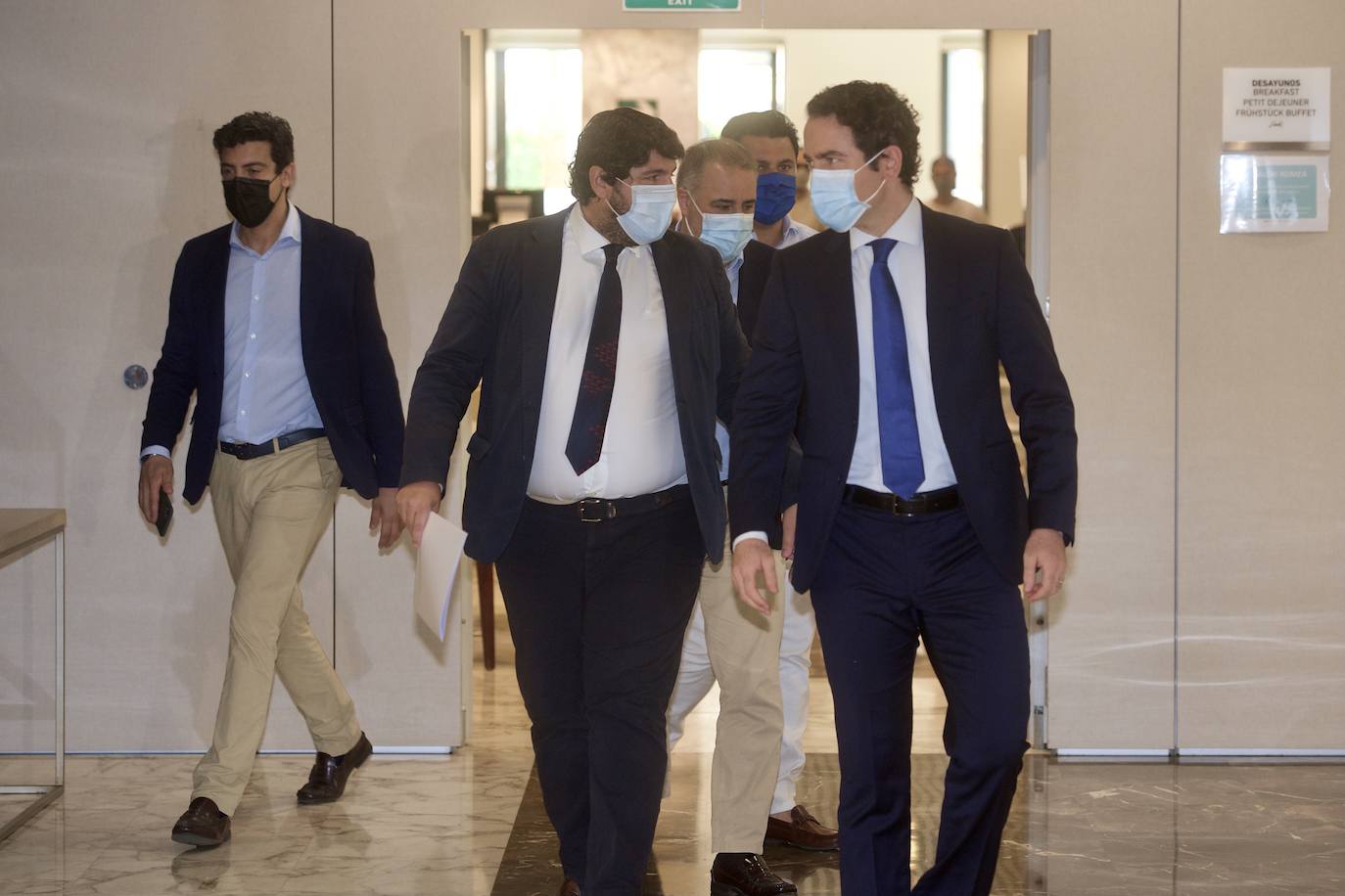 Fotos: Reunión del comité de dirección del PP regional