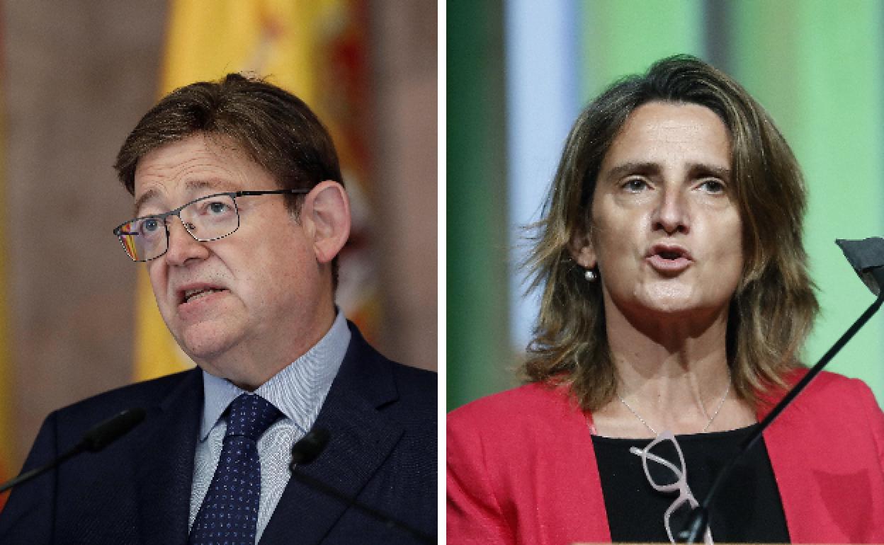 Ximo Puig y Teresa Ribera