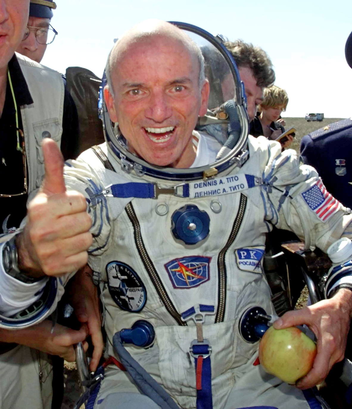 El primer turista espacial, Dennis Tito, despegó de Baikonur hace 20 años