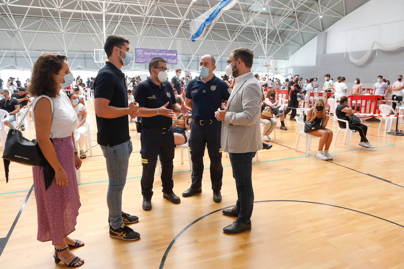 Fotos: Los jóvenes de Lorca se inmunizan contra la Covid